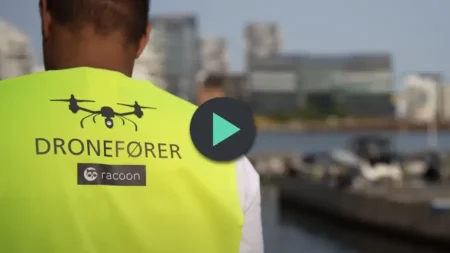 Racoon Skadeservice flyver med droner video